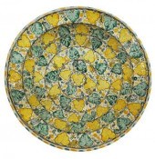 LARGE TALAVERA TIN-GLAZED EART