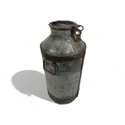 Large Tall Galvanised Milk Churn