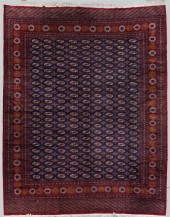 LARGE TEKKE TERKMAN WOOL RUGLA
