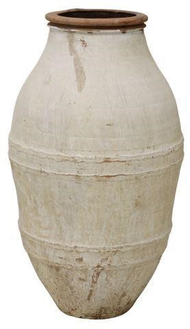 LARGE TERRACOTTA OLIVE JAR,