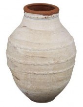 LARGE TERRACOTTA OLIVE JAR IN