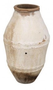 LARGE TERRACOTTA OLIVE JAR IN