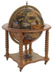 LARGE TERRESTIAL GLOBE-FORM SE