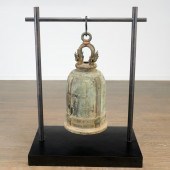 LARGE THAI BRONZE TEMPLE BELL