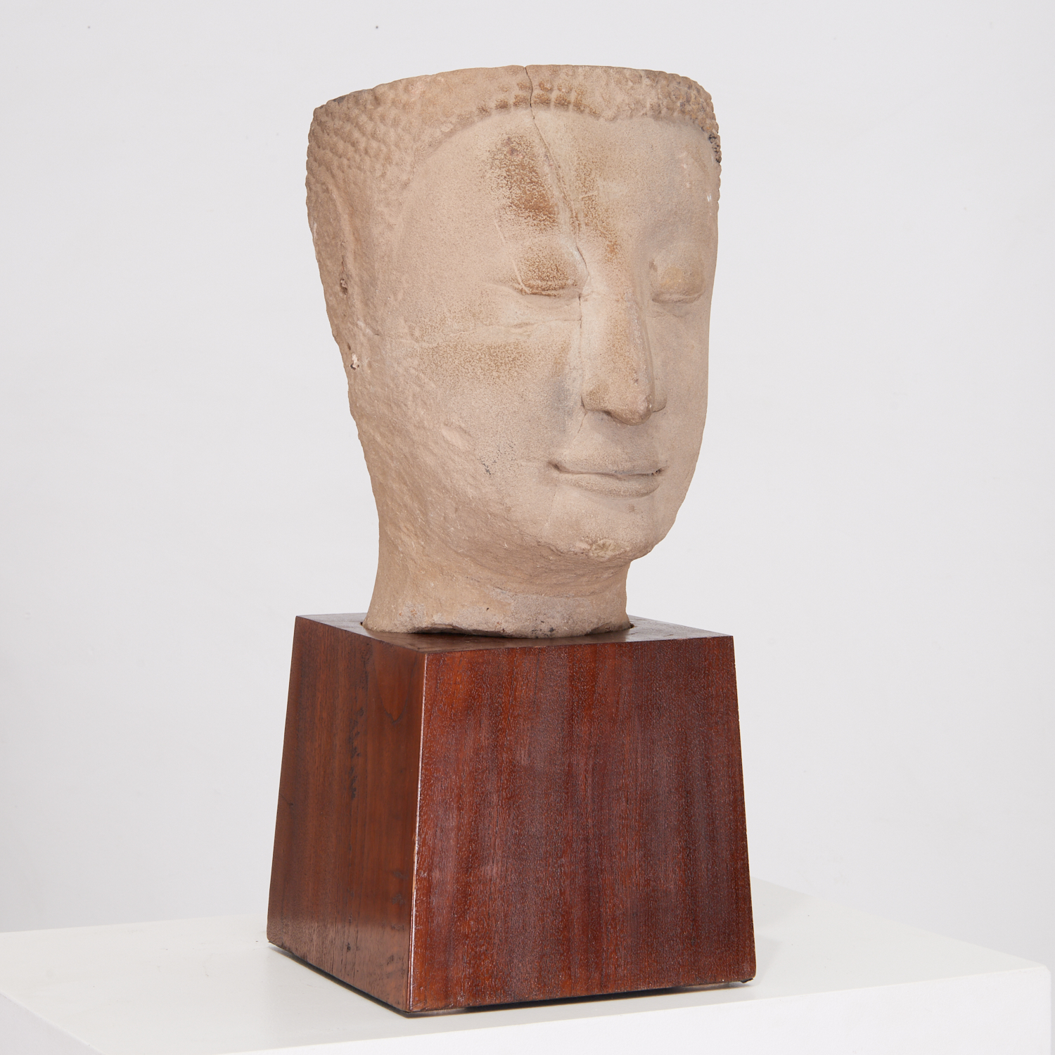 LARGE THAI CARVED SANDSTONE