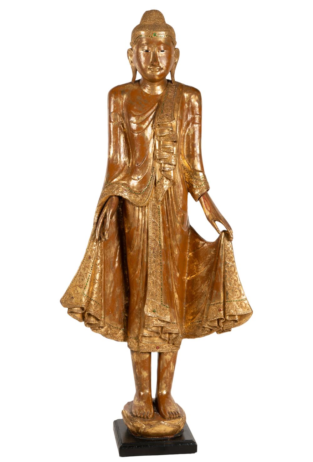 LARGE THAI FIGURE OF BUDDHALarge