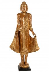 LARGE THAI FIGURE OF BUDDHALar