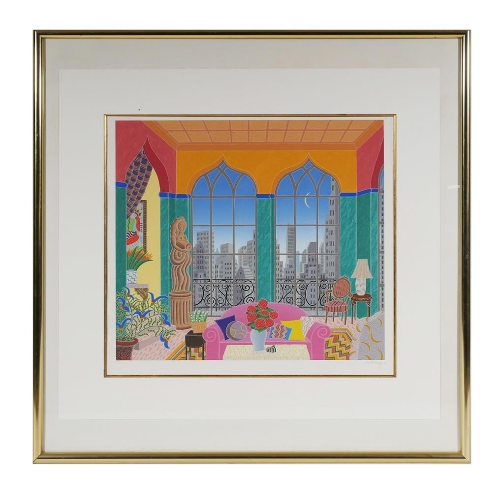 LARGE THOMAS MCKNIGHT SERIGRAPH,