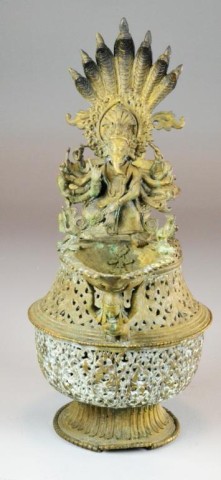 Large Tibetan Ewer Form Butter