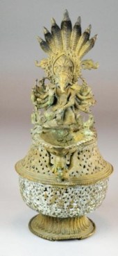 Large Tibetan Ewer Form Butter
