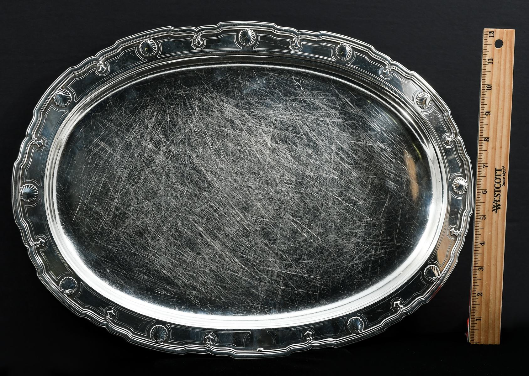 LARGE TIFFANY & CO. OVAL PLATTER: