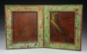 LARGE TIFFANY STUDIOS DOUBLE P