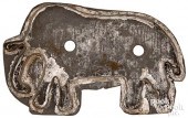 LARGE TIN ELEPHANT COOKIE CUTT