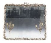 LARGE TOLE-PEINTE IRON-FRAMED