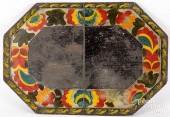 LARGE TOLEWARE TRAY, 19TH C.La