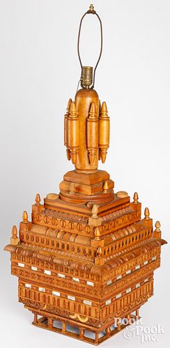 LARGE TRAMP ART STYLE TABLE