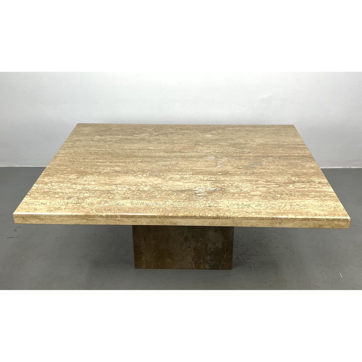 Large Travertine Marble Coffee