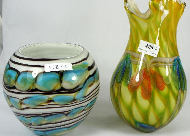 Large Tulip Murano Vase approx 31cm