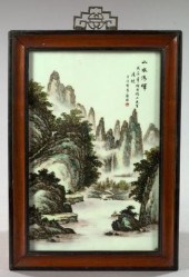 Large T'ung Chih Painted Porce