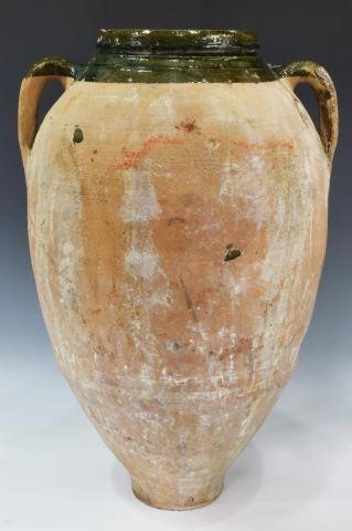 LARGE TURKISH TERRACOTTA OLIVE