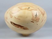 LARGE TURNED WOOD BOX ELDER VA
