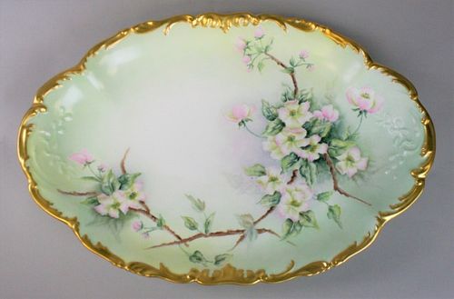 LARGE T&V LIMOGES PORCELAIN
