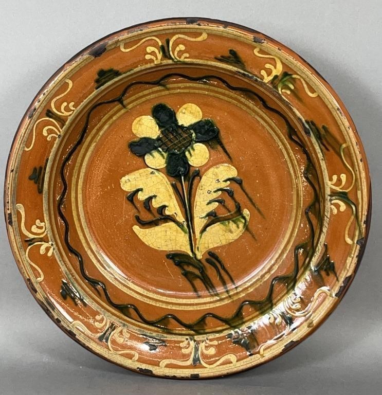 LARGE TWO COLOR SLIPWARE