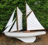LARGE TWO-MAST SCHOONER SAILIN