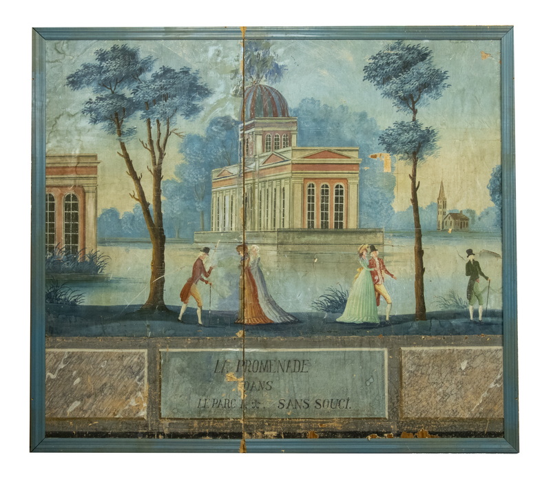 LARGE TWO-PANEL EARLY 18TH C.