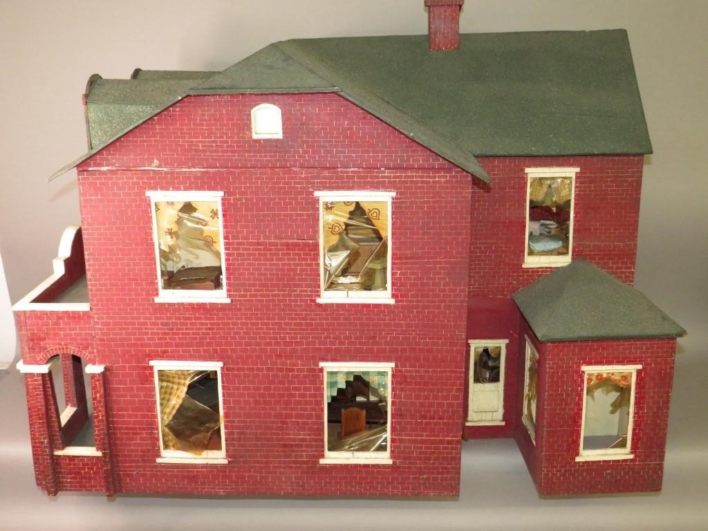 LARGE TWO-STORY DOLL HOUSEca.