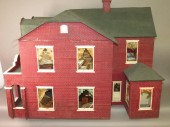 LARGE TWO-STORY DOLL HOUSEca.