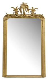 LARGE UNUSUAL FRENCH GILTWOOD