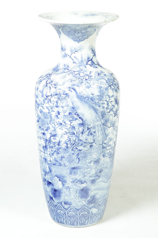 LARGE VASE.  Japan  reputedly Arita