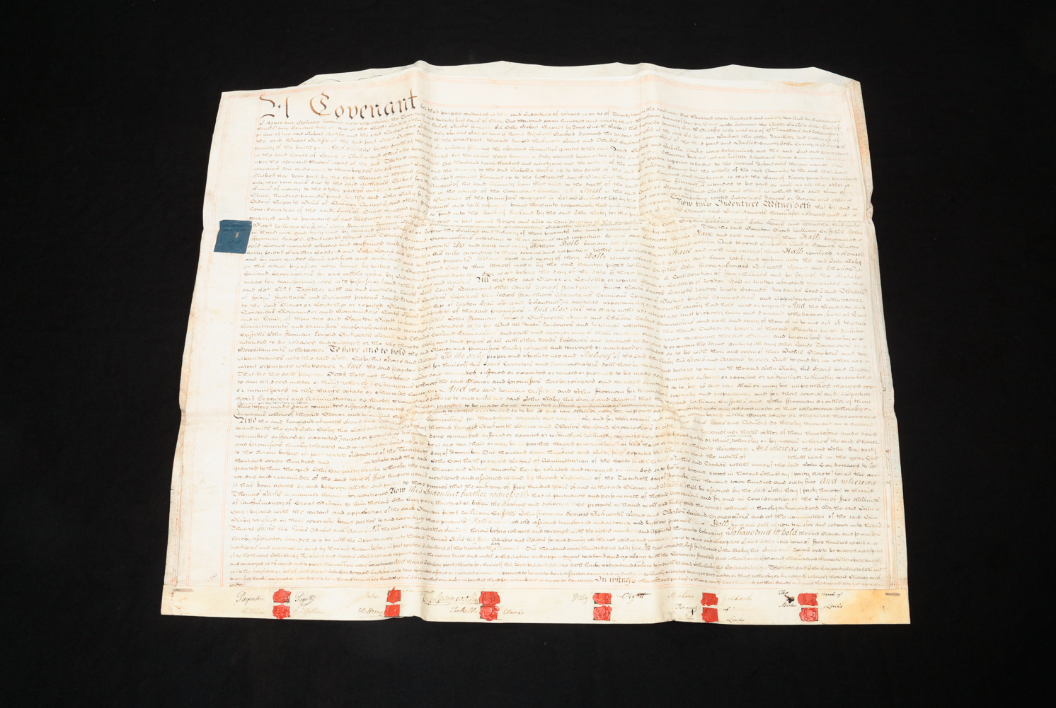 LARGE VELLUM INDENTURE DATED 1793