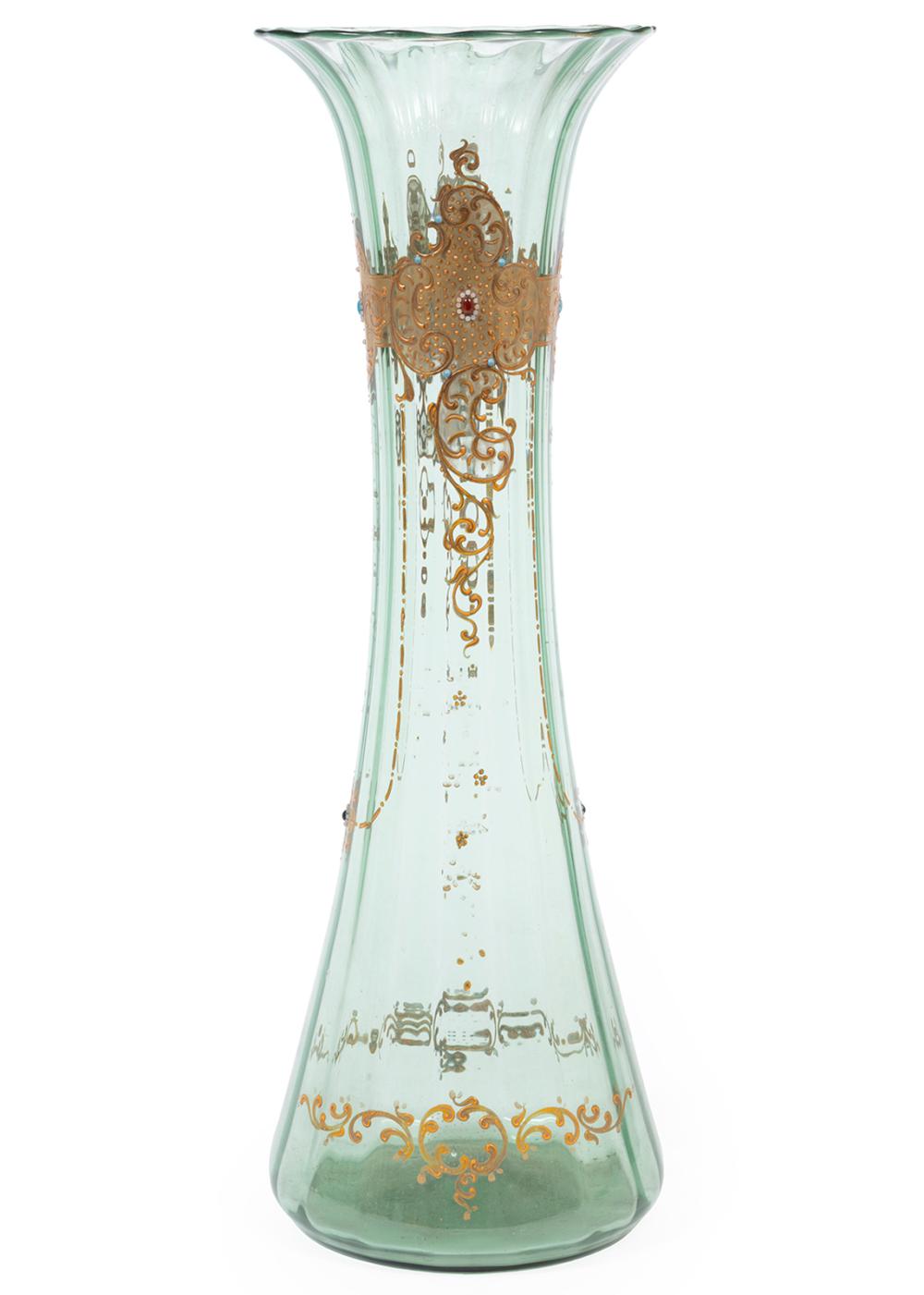 LARGE VENETIAN GLASS VASELarge