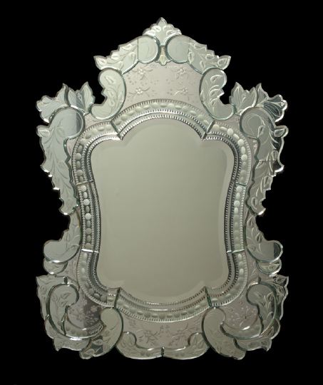 Large Venetian-Style Looking Glass,