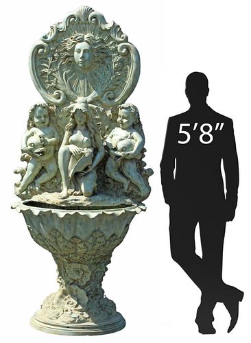 LARGE VERDIGRIS BRONZE GARDEN