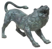 LARGE VERDIGRIS PATINATED BRON