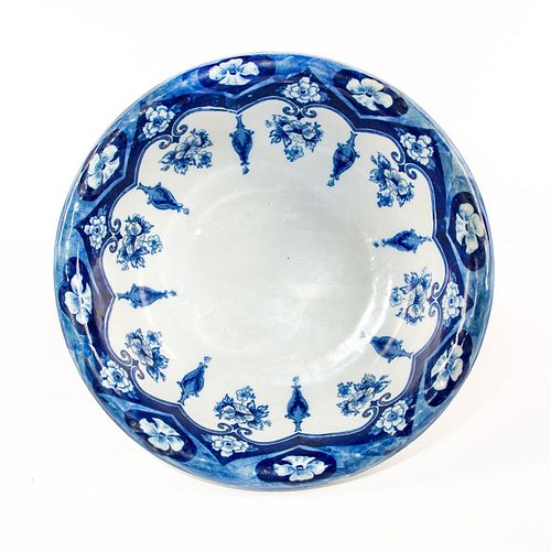 LARGE VICTORIA WARE IRONSTONE BOWL,