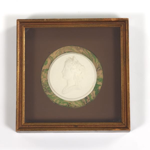 LARGE VICTORIAN FRAMED PLASTER
