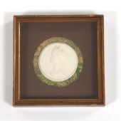 LARGE VICTORIAN FRAMED PLASTER