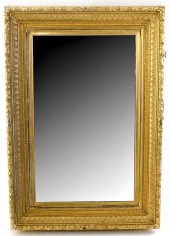 Large Victorian giltwood and g