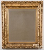 LARGE VICTORIAN GILTWOOD MIRRO