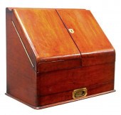 LARGE VICTORIAN MAHOGANY WRITI