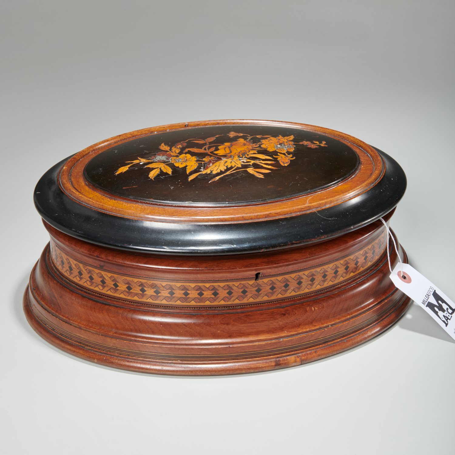 LARGE VICTORIAN MARQUETRY DRESSER