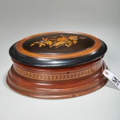 LARGE VICTORIAN MARQUETRY DRES