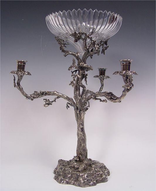 LARGE VICTORIAN SILVERPLATE