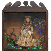 LARGE VICTORIAN WAX DOLL &#039