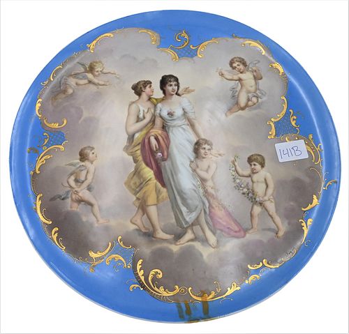 LARGE VIENNA PORCELAIN CHARGER