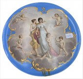 LARGE VIENNA PORCELAIN CHARGER